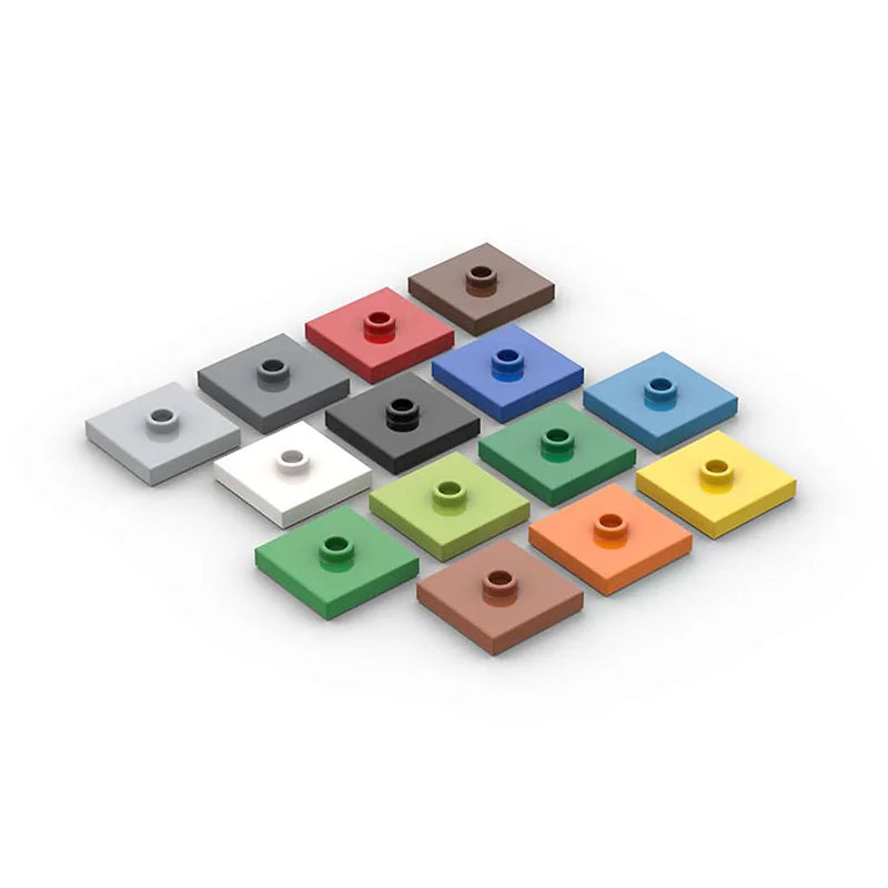 50pcs MOC Parts 87580 Plate Special 2 x 2 Compatible Bricks DIY Assmble Building Blocks Particle Kid Puzzle Brain Toy Gift