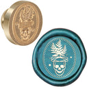 Halloween Series Wax Seal Stamp Head Witch,Bats,Skeleton 0.98" Brass Wax Sealing Stamp Heads For Decorating Envelopes Invitation