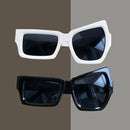 Fashion Irregular Square Sunglasses Funny Party Asymmetrical Sun Glasses Men Brand Designer Personality Black Sunglasses