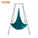 SucceBuy Aerial-Yoga-Gestell & Hängematte 2,95 m Professioneller Yoga-Schaukelständer mit 6,03 m Luftseide Max. 250 kg Indoor Aerial Rig