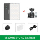 Ulanzi VL120 Full Color RGB Video Light 2500K-9000K LED Photography Lighting Dimmable Camera Light Live Vlog Fill Light