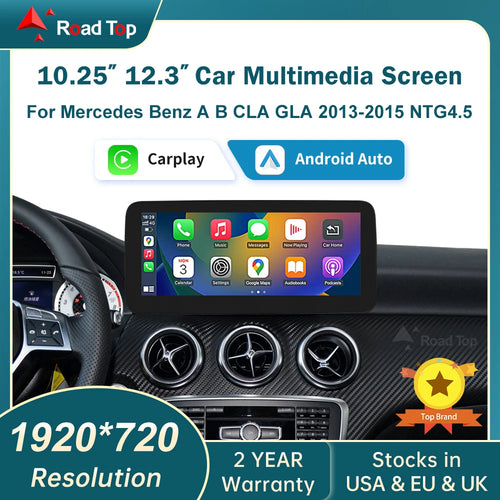 The Stuttgart Screen | 12.3" Wireless CarPlay & Android Auto Display for Mercedes-Benz