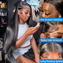 40 Zoll Knochenglatte Echthaarperücken 13x4 13X6 HD Lace Front Perücken Echthaar Brasilianisches Haar für schwarze Frauen 220 Dichte