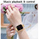 New SmartWatch BluetoothCall Take Control Voice Assistant Custom Watch Face  24-Hour Heart Rate Monitnoring SmartWatch Women Men