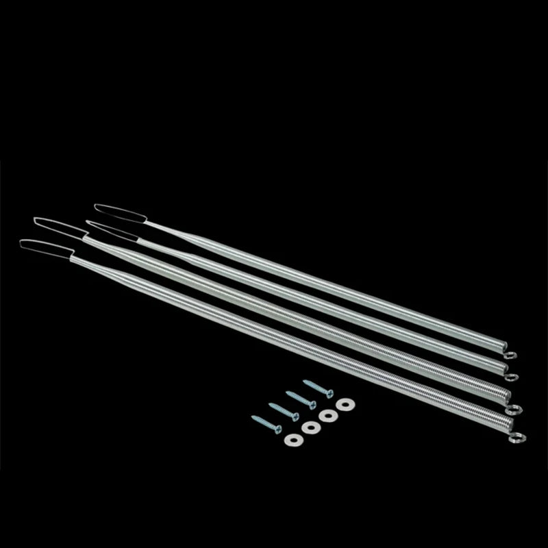 Zinc Plated Automatic Close Door Pullback Tension Spring Steel 65Mn Cylindroid Helical Coil Extension Gate Closure Kit