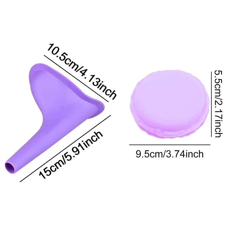 Silicone Urinal Disposable Paper Standing Urinal Female Pregnant Women Outdoor Camping Emergency Tools Portable in Car TMZ