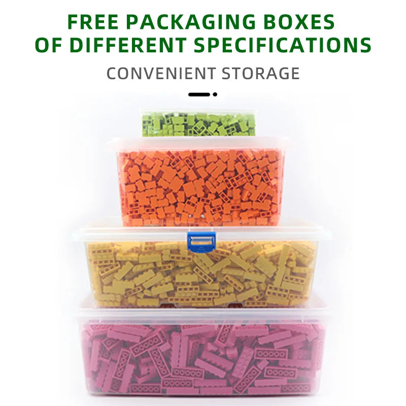 Wange 34Pcs/Lot 30499 2x2x3 Slope Building Block Moc Accessories Compatible with Brick DIY Construction Children Toys Gift Box