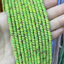 Natural Agates Tiger Eye Chalcedony Jades Stone Round Rondelle Spacer Beads For Jewelry Making Diy Bracelet Accessories 2X4mm