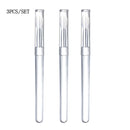 Soft Silicone Applicator Sticks Nail Powder Applying Manicure Brush Tools Washable Nail Art Silicone Pen For Uv Gel Polish