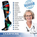 6 PAIRS Compression Socks Flowers Animal Fruit for Men Women Running Nurse Socks Nurses Sport Ladies Lady Womens Running