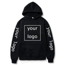 Hoodies Anime Neue Benutzerdefinierte Hoodies Diy Logo Bild Print Kleidung Personalisierte Sport Freizeit Sweatshirt Hoodie Pullover Größe Xs-4Xl