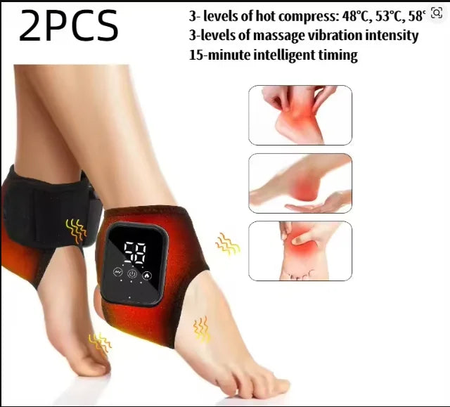 Electric Heating Heated Shoulder Brace Wrap Shoulder Massage Support Belt Strap with Adjustable of Heating