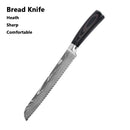 The Forge | Damascus Laser-Pattern Chef Knife Set (1-10 Piece)