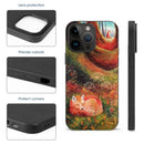 Sleeping Fox 2 Phone Case For Apple Iphone 14 13 12 11 Pro Max Mini Plus Xr 8 7 Transparent Silicone Cover Fox Red Fox Forest