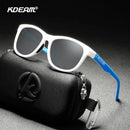 KDEAM Reduce The Brightest Light POLARIZED Sunglasses Women Saturated Coating Sun Glasses Square 58mm Medium Size Shades For Men