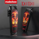 Neues MadeShow D2 M10M11 Professionelles Haarschneidemaschinen- und Trimmer-Set 0,1 mm Haarschneidemaschine T-Klinge Hohe Geschwindigkeit Hohe Qualität