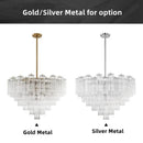 Amber Murano Glass Ceiling Chandelier Round for Dining Living Room Bedroom Modern Murano Glass Pendant Chandelier Light