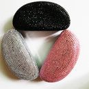KLASSNUM Rhinestone Glitter Luxury Glasses Case Women Sparkling Sunglasses Box Bling Crystal Orgenizer Pressure Container New In
