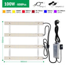 Vollspektrum-LED-Pflanzenlampe 100W 200W AC100-277V LM281B für Gemüse, Blumen, Gewächshäuser, Pflanzzelt, Wachstumslampe
