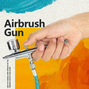 Mini Airbrush Compressor Kit Spray Gun Dual Action Air Brush Paint Model 0.3MM