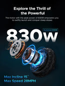 ENGWE 830W Peak Elektroroller klappbar, 48V 18.2AH, 70km Reichweite, 45km/h, 10*4.0 Reifen, Vollfederung, Stadt- & Geländefahrten