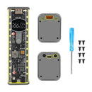 PD65W Super Fast Charging Power Bank Case Solder-Free 8-Cell 18650 Battery Box  Transparent Storage Case with USB +Type-C Ports