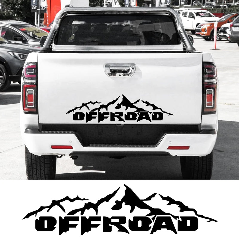 Car Off Road 4x4 Sticker Pickup Truck Vinyl Graphics Tuning Decal For Isuzu Dmax Ford Ranger F150 Toyota Hilux Maxus GWM Cannon