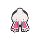 1-23Pcs PVC Adorable Rabbit Bunny Easter Shoe Buckle Charms Accessories Children Shoe Button Fit Birthday Gift