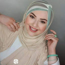 Islam jersey hijab luxury abaya modal femme musulman foulard epingle hijabs for woman musulmane pour chiffon scarf bonnet turban