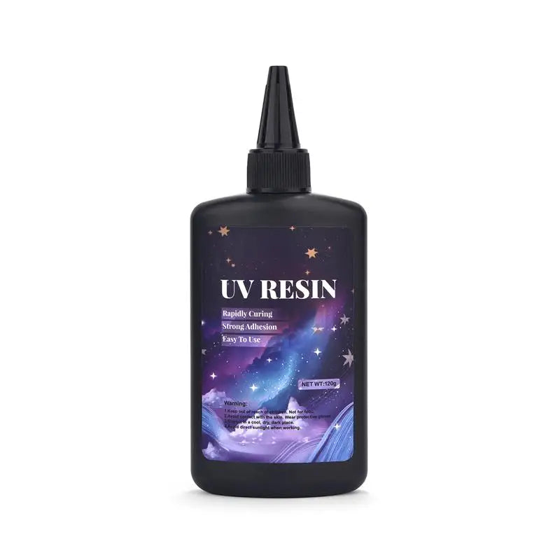 25/50/100/120/200/250g UV Resin Glue Quick-Drying Kit Super Bonding Glass Metal Ceramics UV Glue Black Light Epoxy Resin Glue