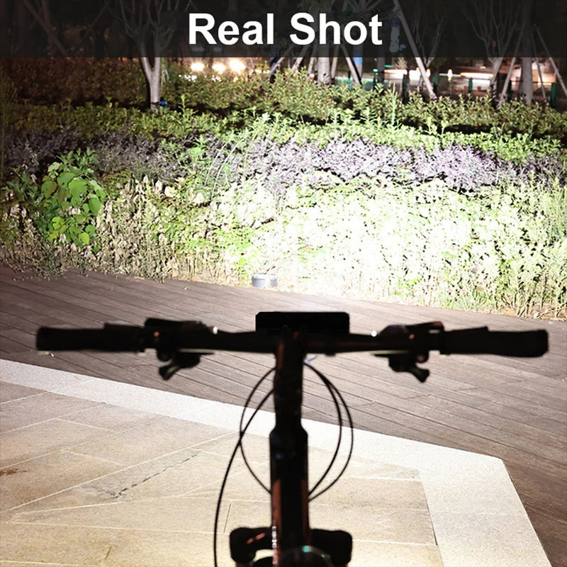 Fivemi Bicycle Light Front 10000mAh Bike Light Power Bank Flashlight USB Charging MTB Road Cycling Lamp Accessories Taillight