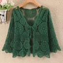 New 2026 Fashion Spring Summer Knitted Cardigan Women Sunscreen  Shawls Tops Female Loose Casual All-match Ladies Coat