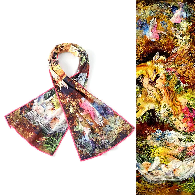 Printed Cooling Sports Towel Ice Silk Moisture Absorbent Breathable Quick Dry Summer Wicking Sweat Cooling Cold Towel