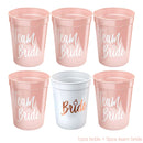 Bachelorette Party Wedding Decoration Bride Team Plastic Drinking Cups Bridal Shower Gift To Be Bride Hen Party Supplies