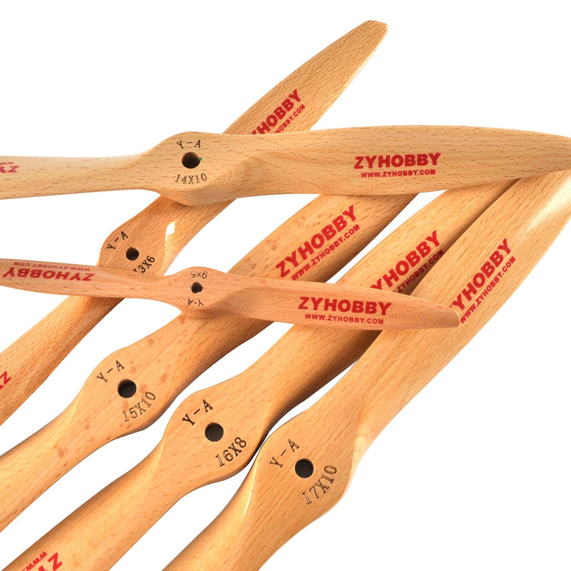 ZYHOBBY CW Wooden Propeller For Gasoline RC Airplane 16x6 16x8 16x10 18x8 18x10 19x8 19x10 20x8 20x10 21x10 22x8 22x10