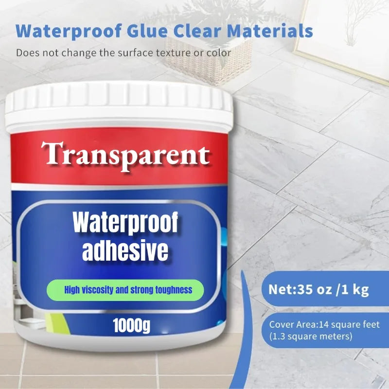 Invisible Waterproof Agent Transparent Sealing Coating Leak-Free Glue Adhesive Super Sealant Toilet Repair 30/300/600/1000g