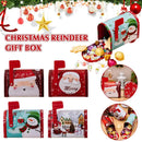 Christmas Mailbox Tin Box Candy Box Gift Box Decorations High-quality And Durable Holiday Atmosphere Supplies 1PCS