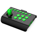 Potable Gamepad 3 Connection Modes Vintage Arcade Console Sensitive Precise Support Turbo Serial Sending for Switch/PS4/PS3