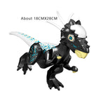 Jurassic Dinosaur Park Dinos World Building Blocks Animals Tyrannosaurus Rex Indominus I-Rex Blue Figures Triceratops Toys