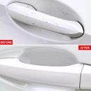 SEAMETAL 8PCS Universal Auto Türgriffschale Kratzschutzaufkleber Transparenter Autogriff Antikollisionsschutzstreifen