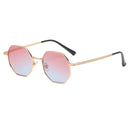 Brand Design Fashion New Polygonal Metal Sunglasses Retro Ladies Glasses Classic Trend Luxury Driving Travel Eyewear Uv400