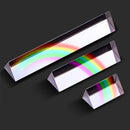 Berence Triprism optical glass photography props rainbow equipment prism length size seven color Mitsubishi mirror Teaching Tool