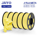 JAYO 3D Printer Filament PLA Series 1.75MM 5Rolls/10Rolls High Strength 100% No Bubble Neatly Wound for FDM DIY Gift Material