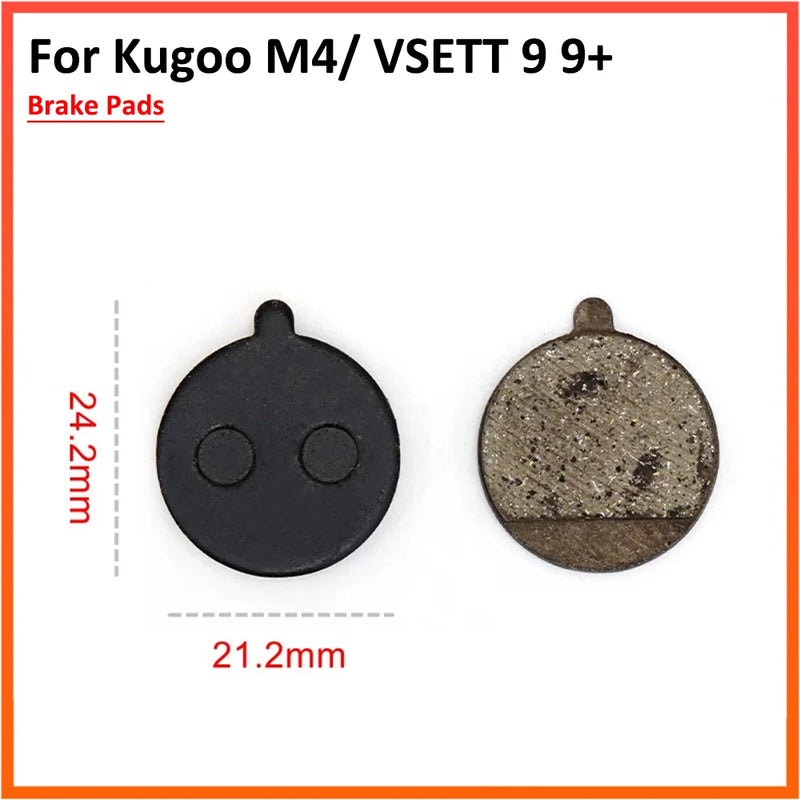 Brake Pads Replacement Parts for KUGOO M4 PRO Electric Scooter Folding KickScooter Caliper Brake Disc Braking Parts 1 Pair