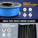 SUNLU 1KG PLA Matte 3D Printer Filament 1.75mm 1000g Spool (2.2lbs) Neatly Arranged No Knot Filament Fit Most FDM Printer
