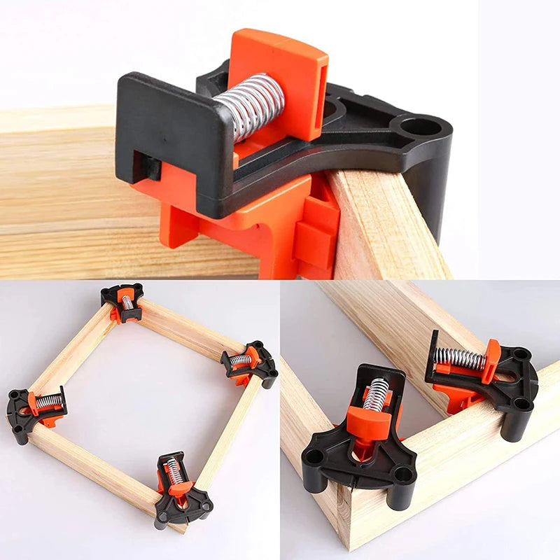 Clamps For Woodworking Corner Clip Set Right Angle Securing Spring Clip Strong Combination Quick Hand Tool