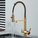 Drinking Water Kitchen Faucet Black Kitchen Sink Faucet Brass Kitchen Tap With Filter Faucet 360° Rotate Sink Mixer Dual Mode