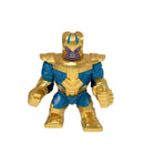 Marvel Action Figure Mini Block Toy, Superhero Hulk Thanos Venom Children's Puzzle Group Building Blocks Toy Handmade Birthday G