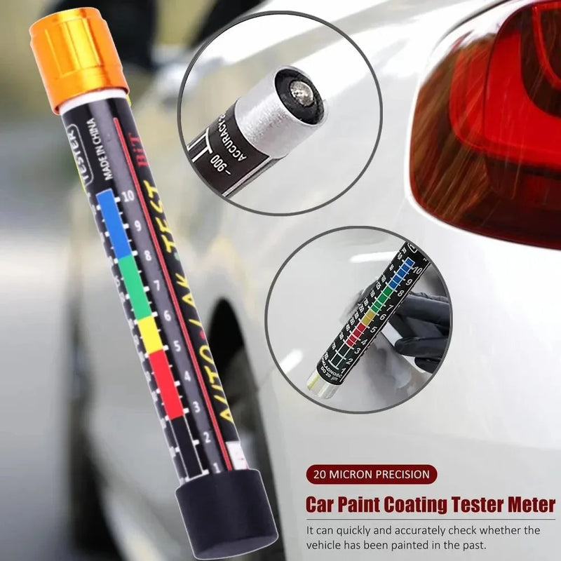 Car Paint Test Thickness Detection Pen with Magnetic Tip Scale Tester Meter Gauge Auto Paint Crash Check Test Paint Tester