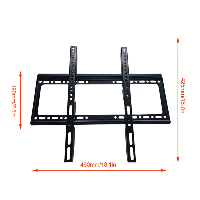 26-63inch Flat Panel TV Frame Adjustable TV Mount Monitor Holder with Level Low Profile Flat TV Wall Mount for LCD LED TV Screen